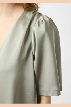 Largo Heavy Sateen Blouse 160108