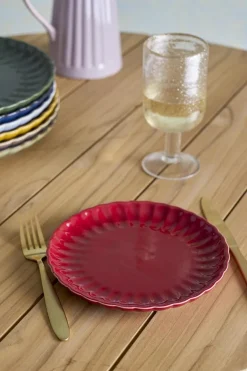 Latina Tallerken, Rød, Stentøj 82061930