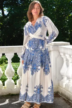 Lenni Paisley Border Skirt 166205