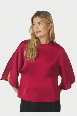 Liora Heavy Sateen Blouse 165567