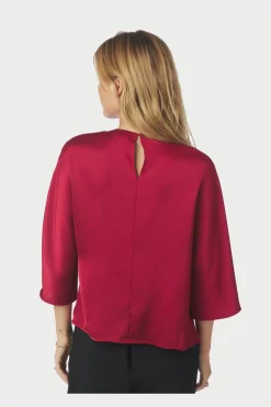 Liora Heavy Sateen Blouse 165567