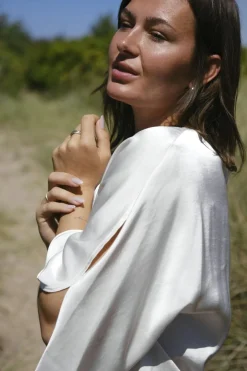 Liora Heavy Sateen Blouse 165567