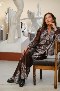 Lunet Paisley Border Pants 167274