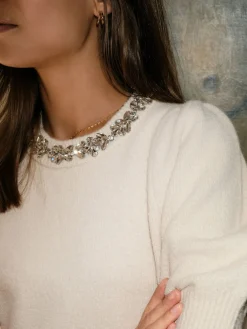 Maia Stone Knit Blouse 162914