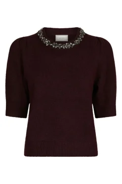 Maia Stone Knit Blouse 162914