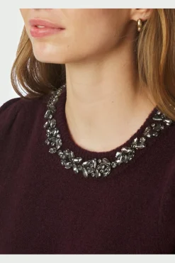 Maia Stone Knit Blouse 162914