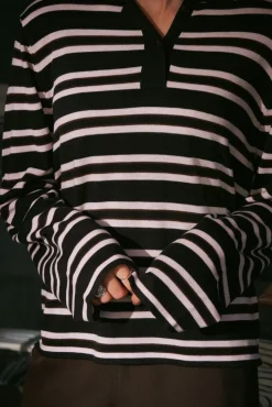 Mala Polo Knit Blouse 167213