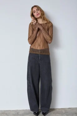 Marcycc Mesh O-Blouse 43043