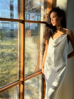 Marina Heavy Sateen Dress