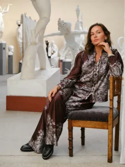 Massima Paisley Border Blouse 160960