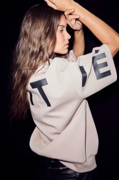 Maxi Split Ss Logo Sweat HL10461