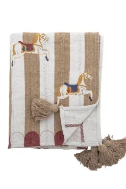 Merry-go-round Plaid, Natur, Genanvendt Bomuld 82062858