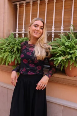 Mesh Ls Tshirt 22065