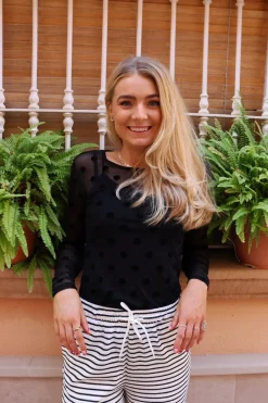 Mesh Ls Tshirt 22065