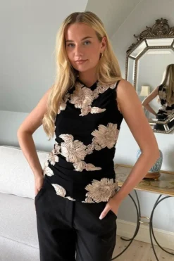 Miraic Mesh Top A23927