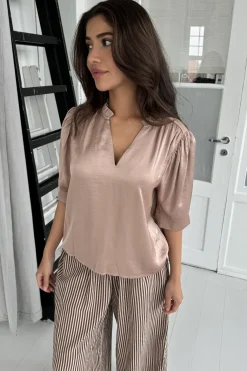 Moe V Neck Satin 14971