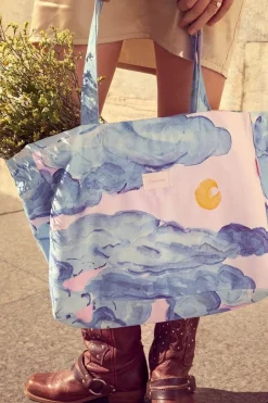 Moonshine Rose Big Canvas Totebag