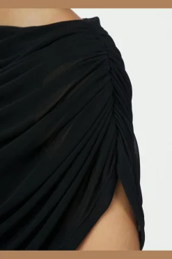 Mottuna Drapy Mesh Dress 167475