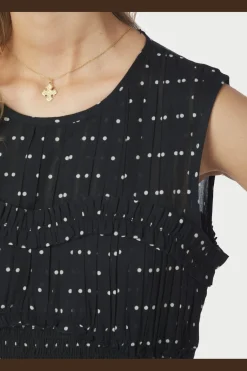 Myrna Dot Dress 166384