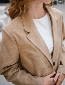 Namy Imitated Suede Blazer 164548
