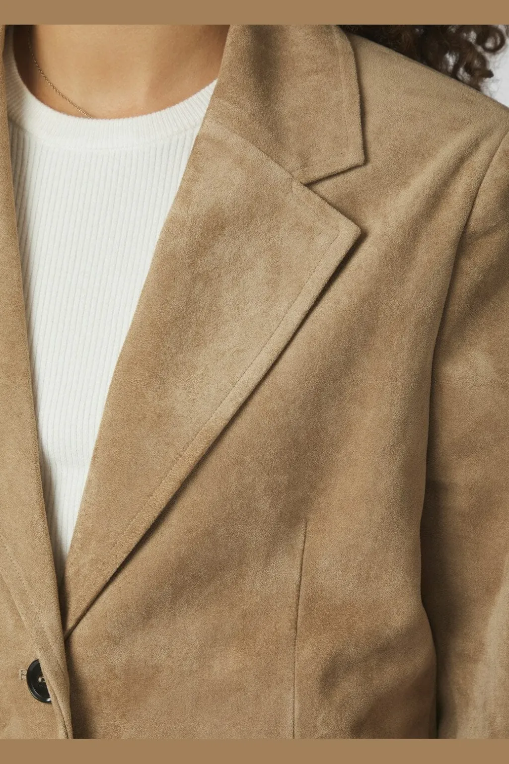 Namy Imitated Suede Blazer 164548