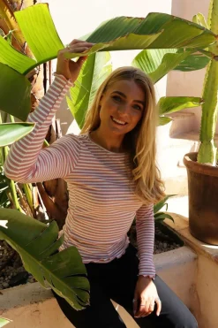 Natalia Ls Round Neck Blouse 9914