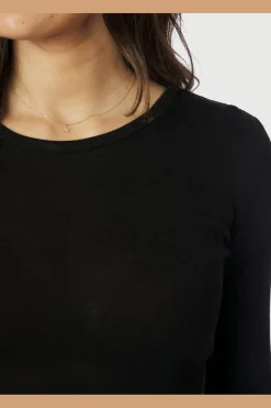 Nella Fine Rib Blouse 167271