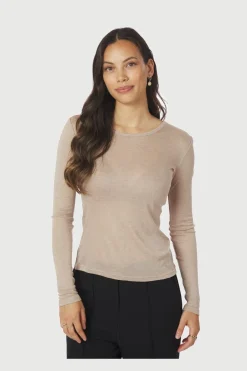 Nella Fine Rib Blouse 167271