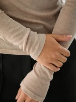 Nella Fine Rib Blouse 167271