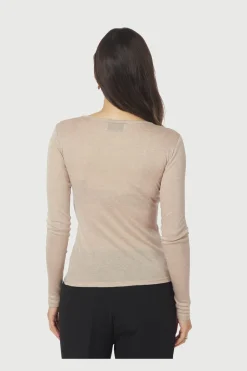 Nella Fine Rib Blouse 167271