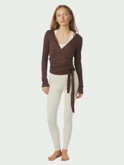 Nia Jersey Wrap Blouse 165501