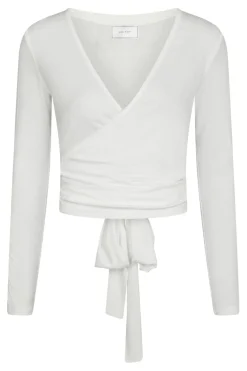 Nia Jersey Wrap Blouse 165501