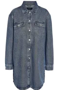 Nmalva L/S Denim Dress Az351Mb Fwd