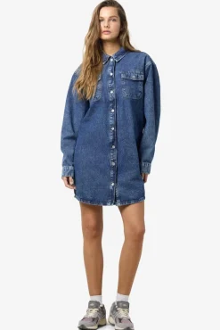 Nmalva L/S Denim Dress Az351Mb Fwd