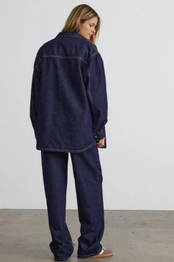 Nmalva L/S Denim Shacket Az386Db