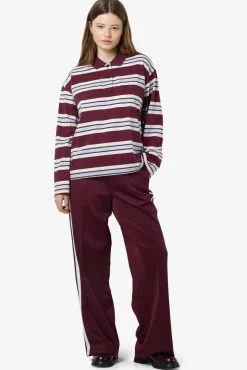 Nmaura L/S Striped Polo Shirt