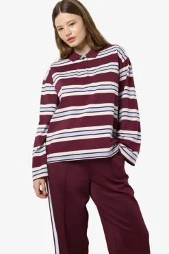 Nmaura L/S Striped Polo Shirt