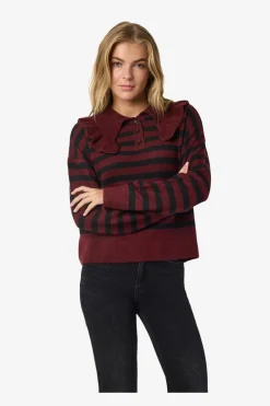 Nmbrooke L/S Frill Collar Knit