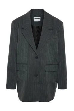 Nmcelia L/S Oversize Pinstripe Blazer Fw