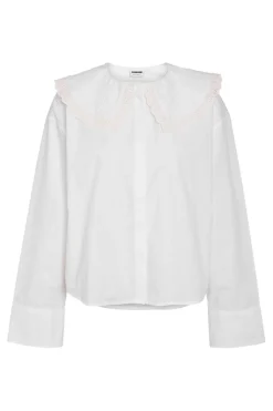 Nmeliza L/S Embr Collar Shirt