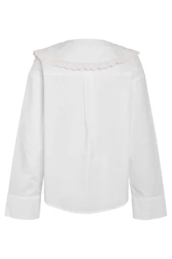 Nmeliza L/S Embr Collar Shirt