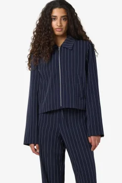 Nmella L/S Pinstripe Jacket Fwd
