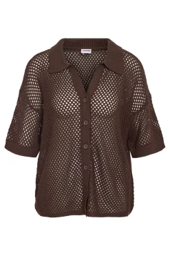 Nmflorine S/S Oversized Knit Shirt