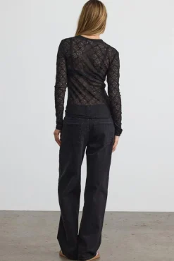 Nmjudith L/S Lace Top