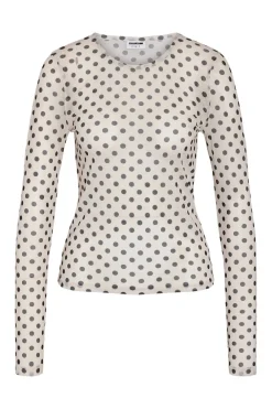 Nmjudith L/S Mesh Top Lx