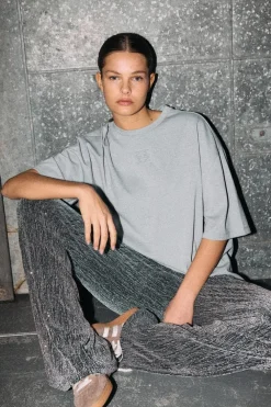 Nmnadine Glitter Embos T-Shirt