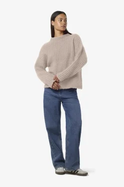 Nmnyla L/S Loose High Neck Knit Fwd Dd