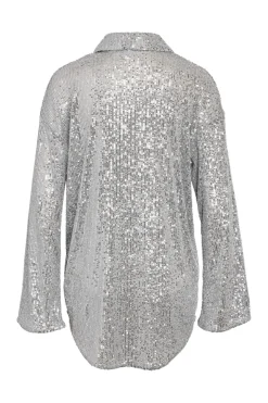 Nmscarlet L/S Sequin Shirt