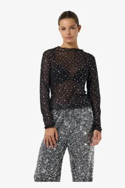 Nmstar Foil L/S High Neck Mesh Fwd