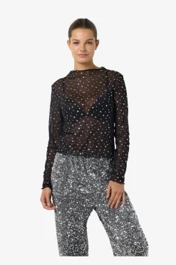 Nmstar Foil L/S High Neck Mesh Fwd